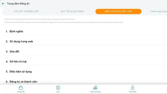 Điều khoản sử dụng khi tham gia cá cược tại BK8