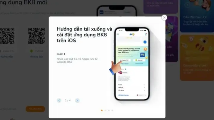 Trải nghiệm cá cược trên ứng dụng của nhà cái BK8